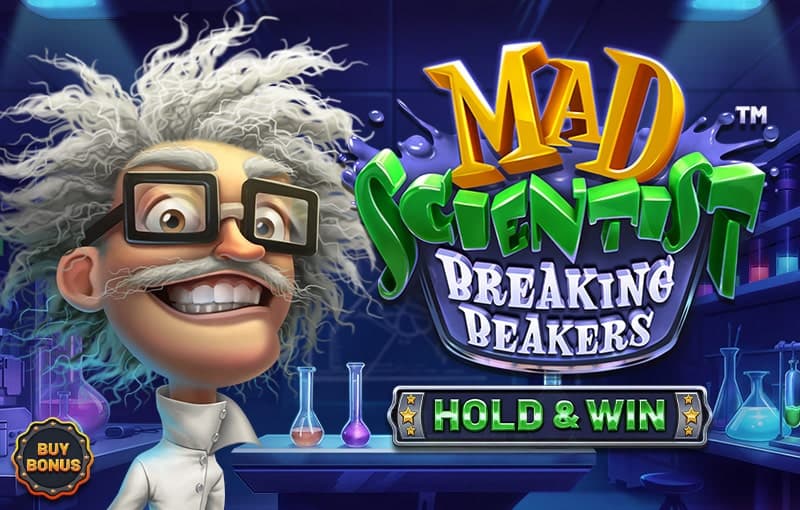 Mad Scientist Breaking Beakers